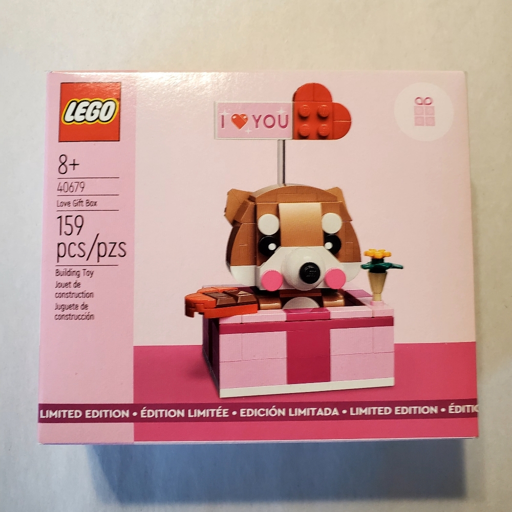 NEW SEALED LEGO 40679 Love Gift Box Dog Puppy Valentines Day